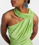 Christopher Esber Cutout embellished draped maxi dress