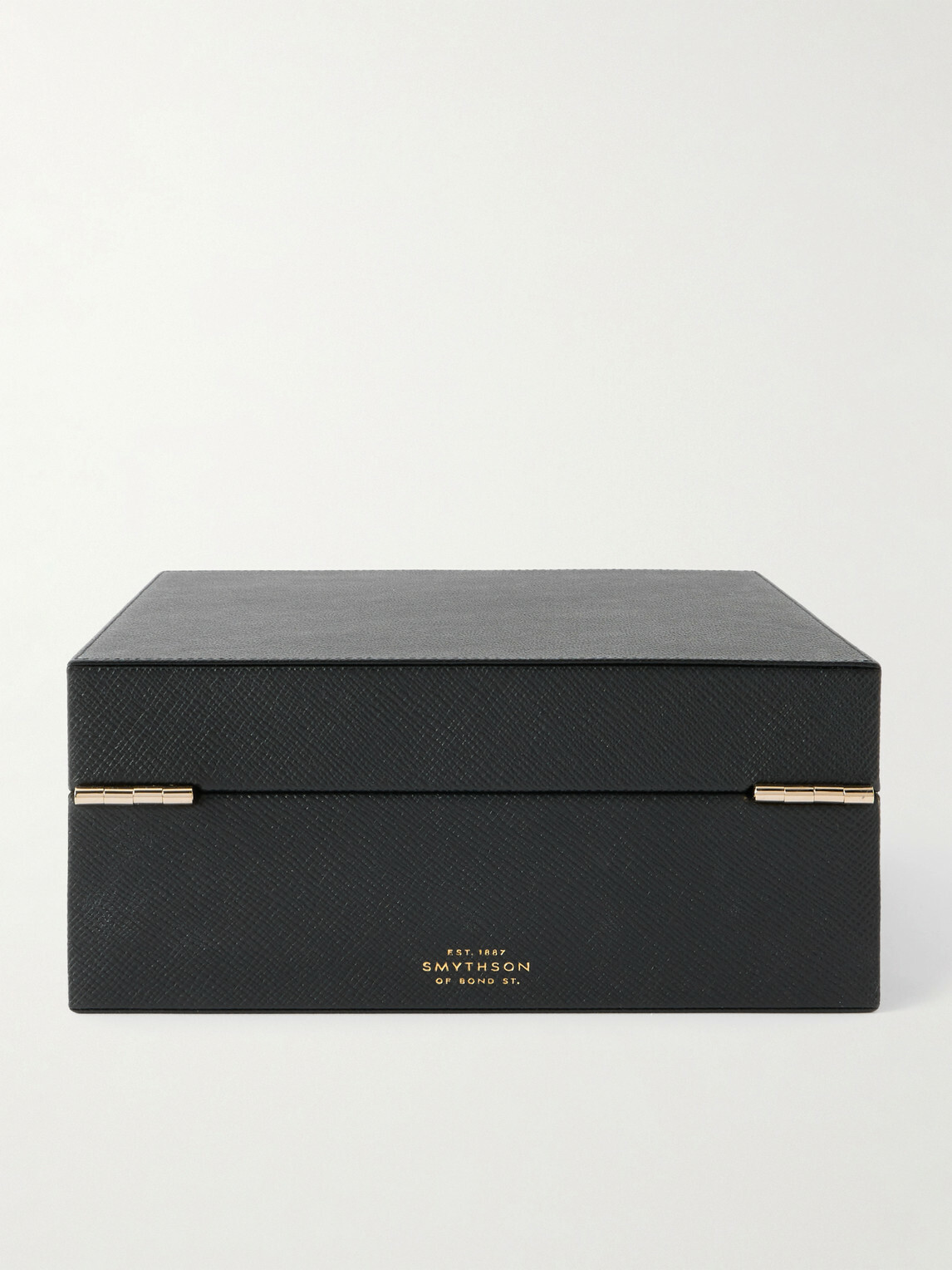 Smythson - Mara Croc-Effect Leather Six-Piece Watch Box