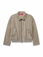 The Elder Statesman - Cotton-Corduroy Blouson Jacket - Gray