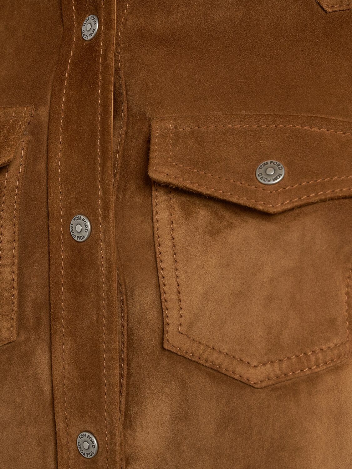 TOM FORD Suede Western Shirt TOM FORD