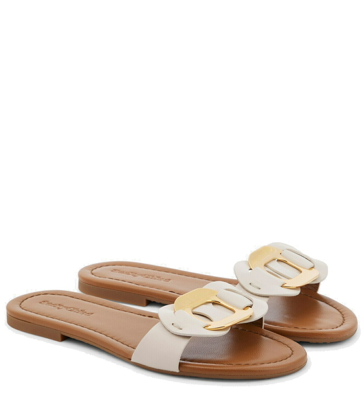 Photo: See By Chloe - Chany leather slides
