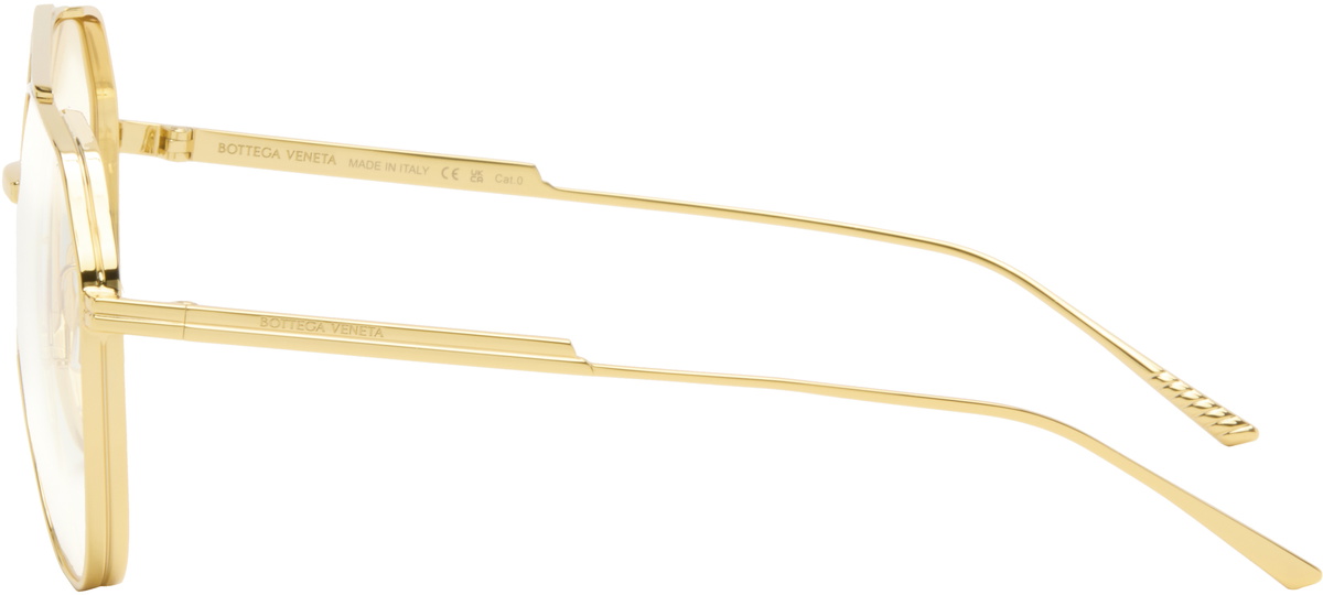 Bottega Veneta Gold Ribbon Glasses