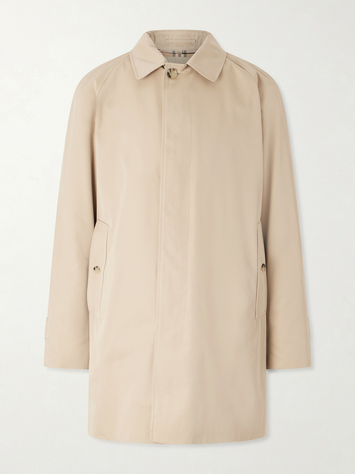 Burberry - Cotton-Gabardine Car Coat - Neutrals