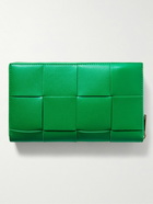 Bottega Veneta - Intrecciato Leather Zip-Around Wallet - Green