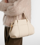 Loro Piana Ghiera Small leather shopper