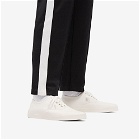 Maison Kitsuné Men's Canvas Laced Sneakers in White