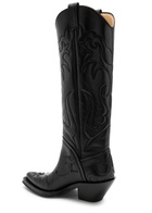 Gabriela Hearst Capitana 60 Leather Knee-high Boots Black