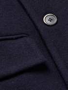 Barena - Leuter Double-Breasted Belted Wool-Blend Overcoat - Blue