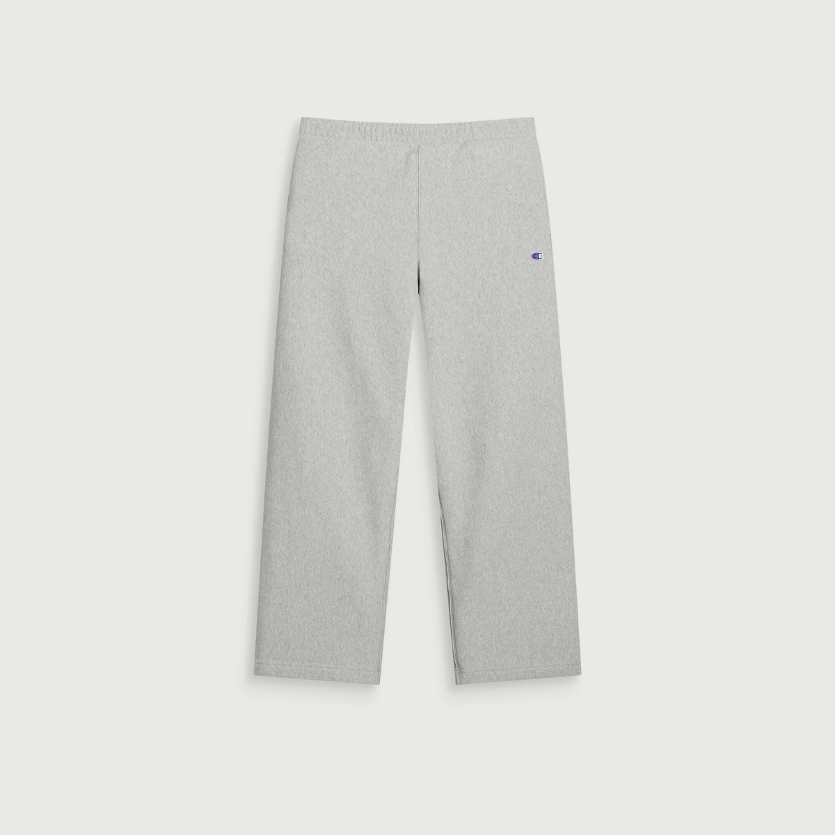 Champion Men's Reverse Weave Wide Leg Sweat Pants in Grey Marl