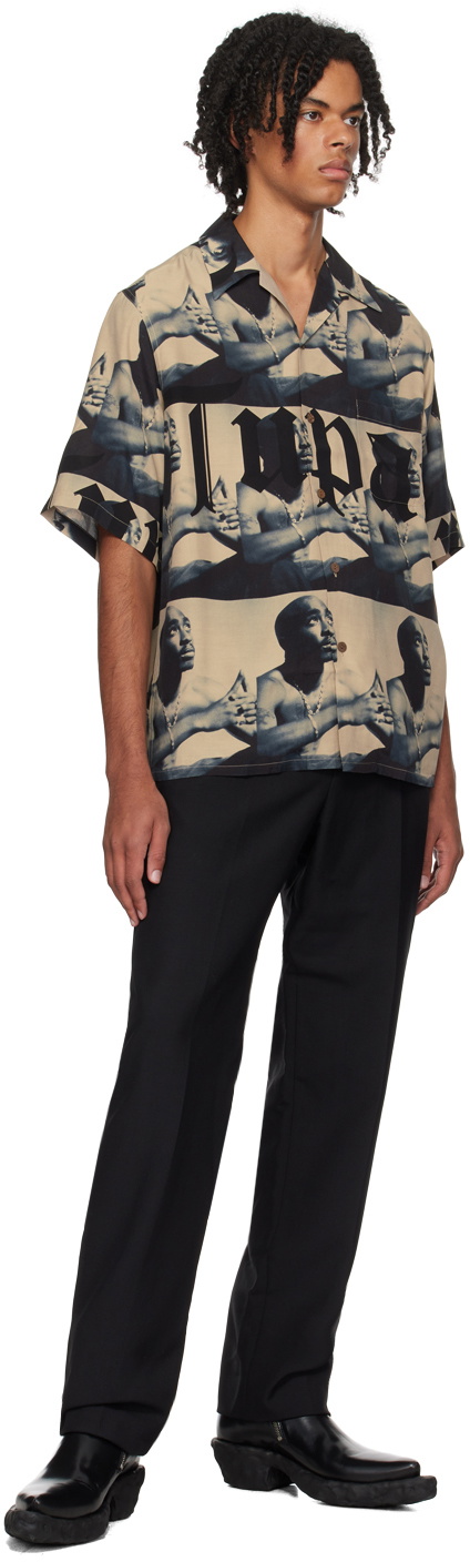WACKO MARIA Beige 'Tupac' Shirt