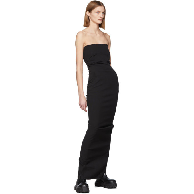 Rick Owens Black Bustier Gown Rick Owens