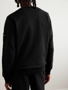 Stone Island - Logo-Appliquéd Cotton-Jersey Sweatshirt - Black