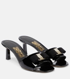 Ferragamo - Glo patent leather mules