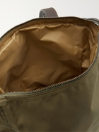 BELSTAFF - Bruce Logo-Appliquéd Leather-Trimmed Canvas Backpack