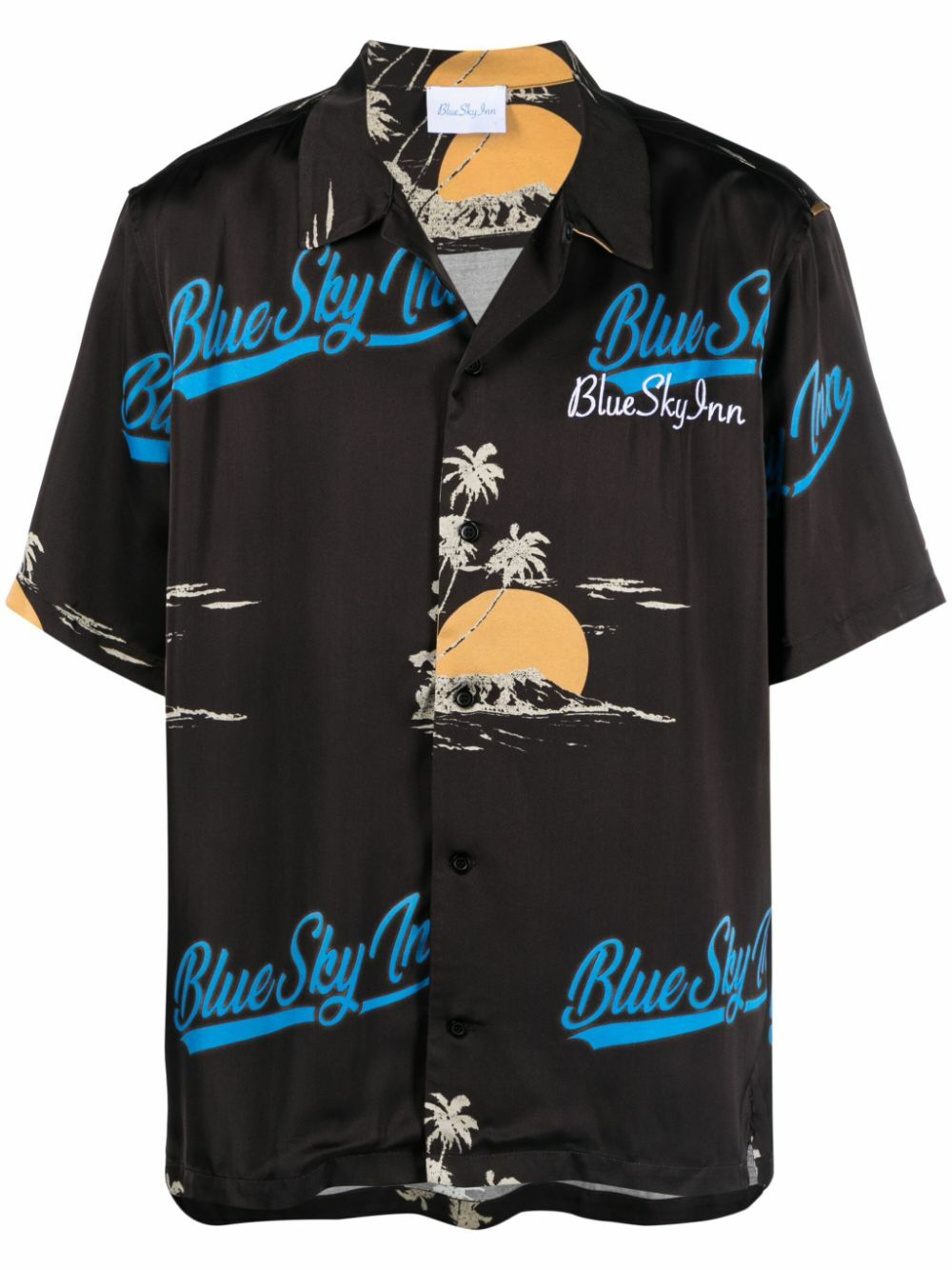 BLUE SKY INN - Logo Viscose Shirt