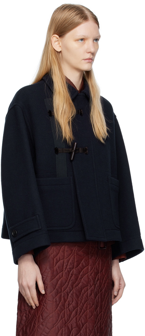 UMBER POSTPAST Navy Toggle Jacket