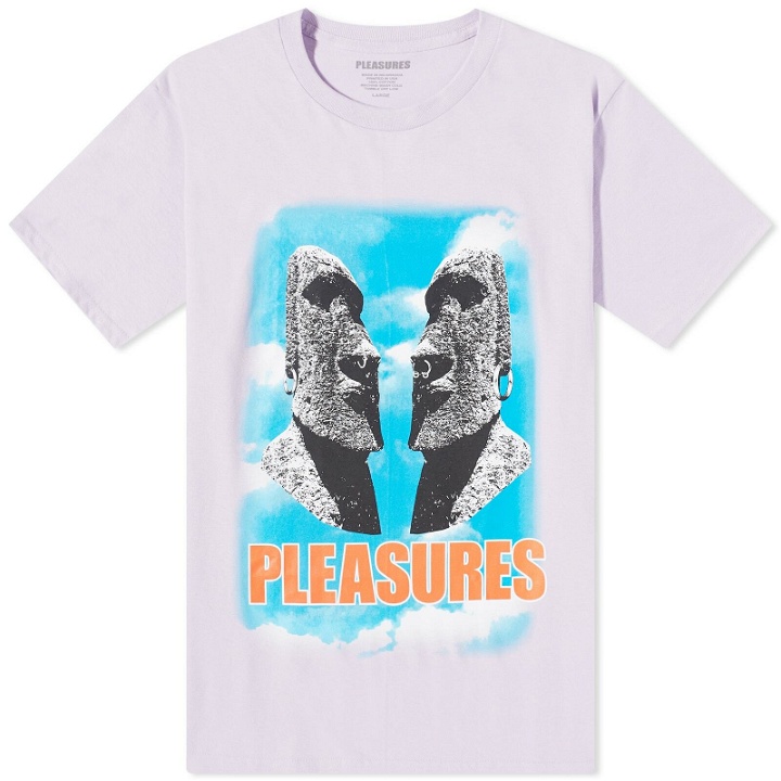 Photo: Pleasures Men's Out Of My Head T-Shirt in Lavender