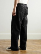 Oliver Spencer - Orsman Wide-Leg Cotton-Blend Corduroy Trousers - Gray