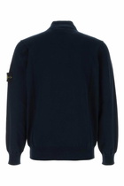 Stone Island Dark Blue Cotton Sweater