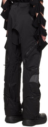 ænrmòus Black Articulated Disintegrable Trousers