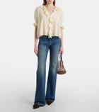 Dôen Henri ruffled cotton blouse