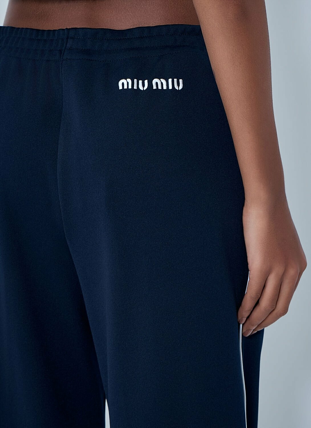 Miu Miu Elasticated Wide-Leg Pants