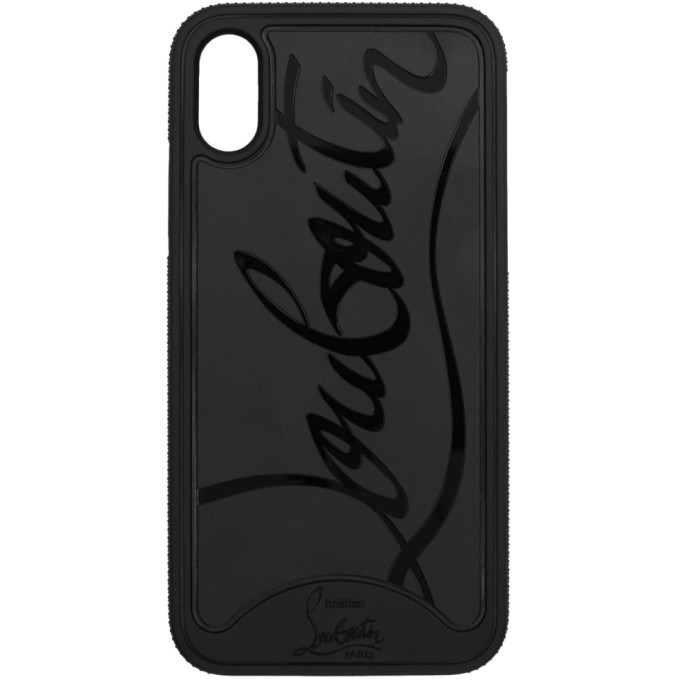 Christian Louboutin Black Loubiphone Sneakers iPhone X/XS Case