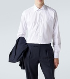 Eleventy Cotton-blend poplin shirt