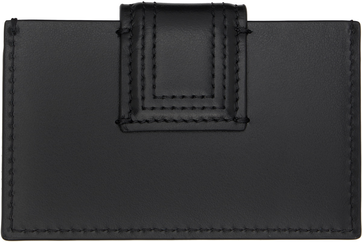 JACQUEMUS Black 'The Bambino' Card Holder
