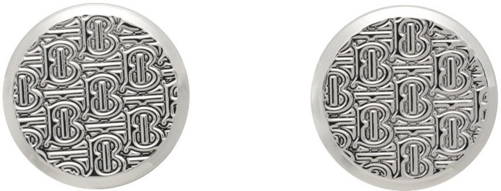 Photo: Burberry Silver Monogram Cufflinks