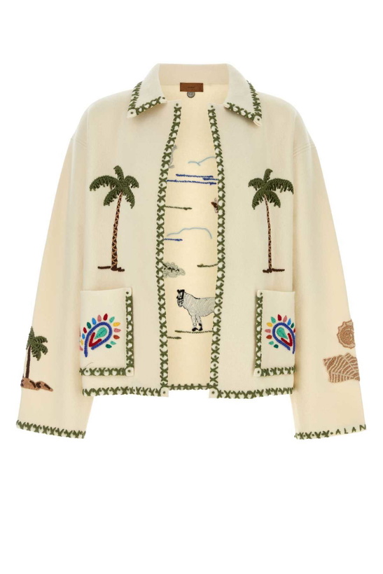 Photo: Alanui Embroidered Wool Remember Me Jacket