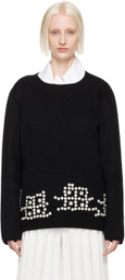 Comme des Garçons Homme Plus Black Button Sweater