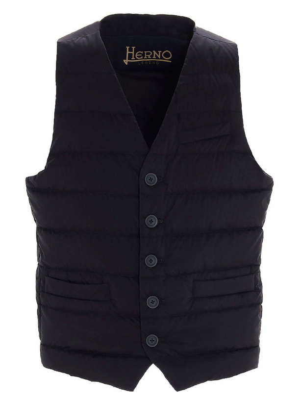 Photo: Herno Padded Button-up Gilet Vest