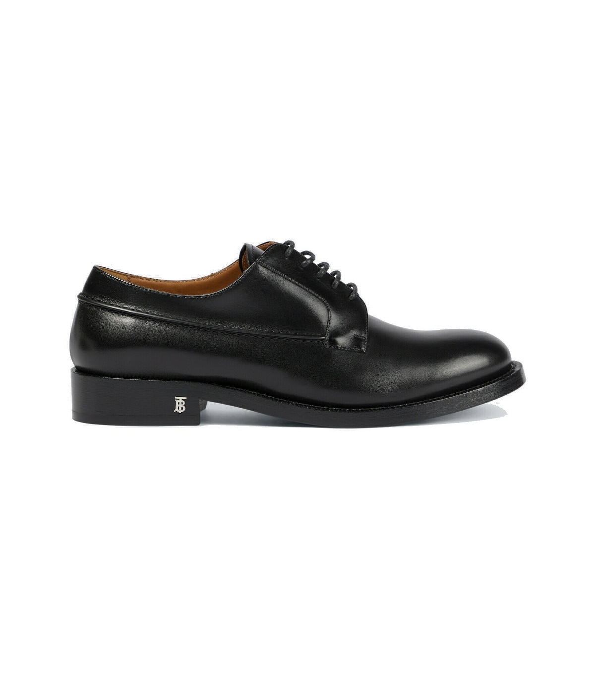 Photo: Burberry - Monogram leather Derby shoes
