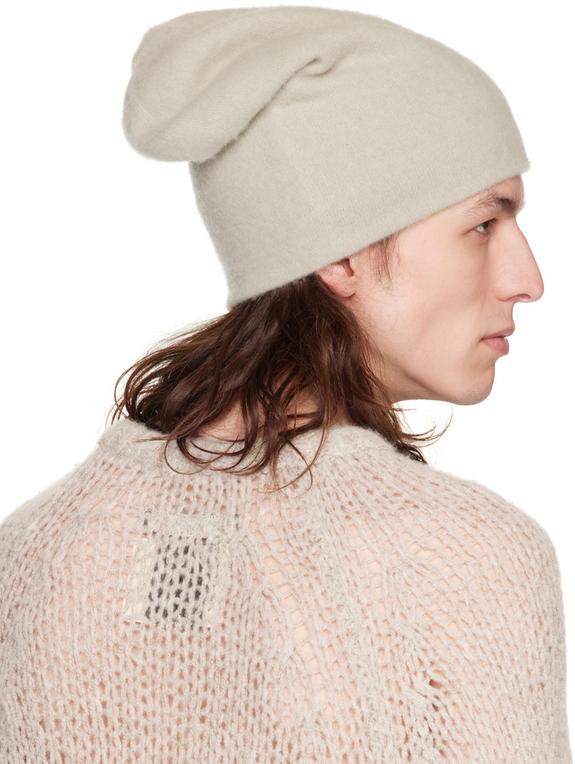Frenckenberger Gray Cashmere Beanie