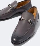 Gucci Gucci Jordaan Horsebit leather loafers