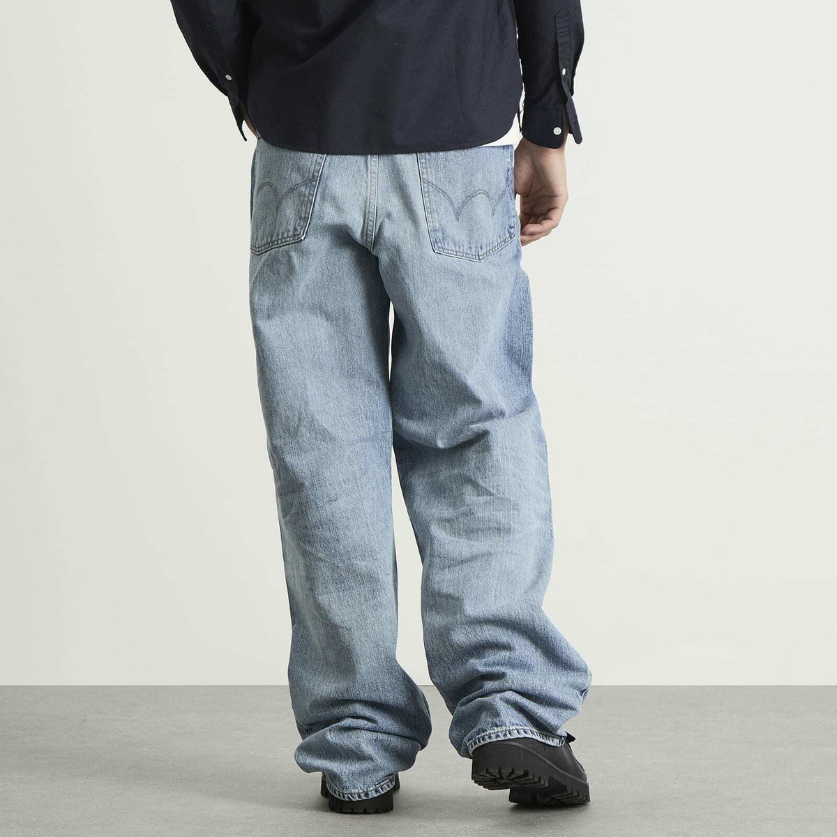 Edwin Men's Wide Fit Red Selvedge Denim Jeans in Blue