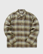 Our Legacy Box Shirt Brown/Green - Mens - Longsleeves