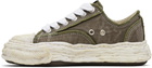 Maison MIHARA YASUHIRO Khaki Peterson23 OG Sole Vintage Canvas Low-Top Sneakers