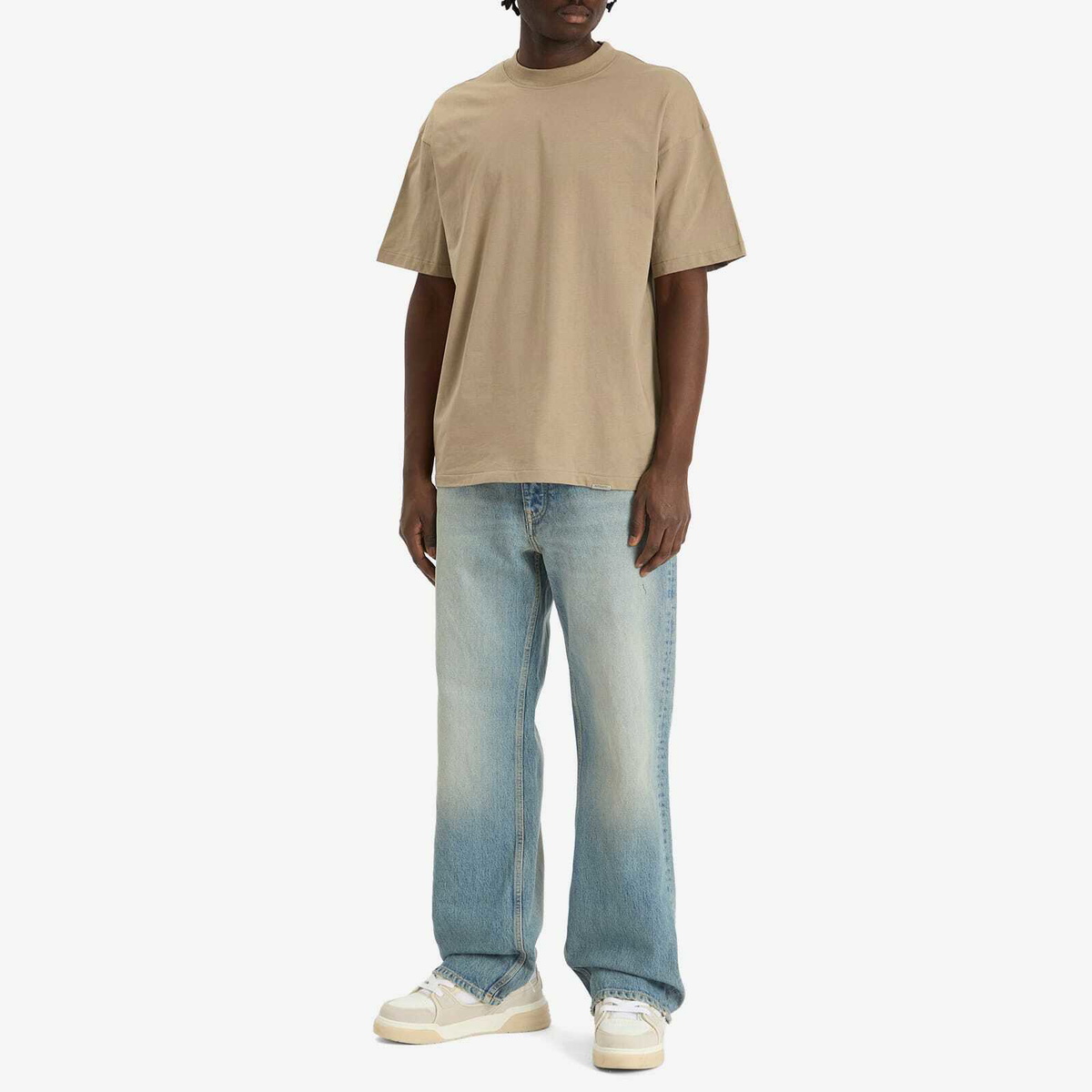 Represent Men's Initial Oversized T-Shirt in Dune Represent