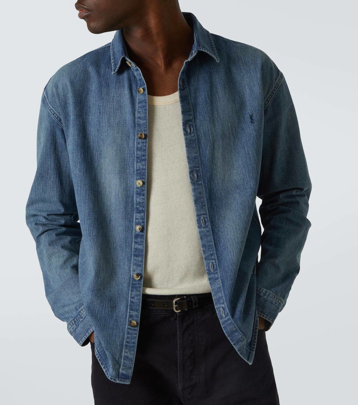 SAINT LAURENT デニムシャツ Saint Laurent Denim shirt Saint Laurent