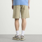 Drôle de Monsieur Men's Cotton Elasticated Waist Shorts in Kaki