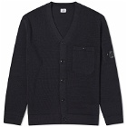 C.P. Company Men's Lens Knit Cardigan in Total Eclipse