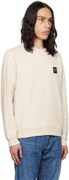 Belstaff Off-White Patch Sweatshirt
