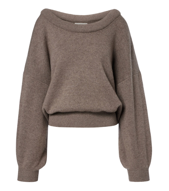 Photo: Lisa Yang Doria off-shoulder cashmere sweater