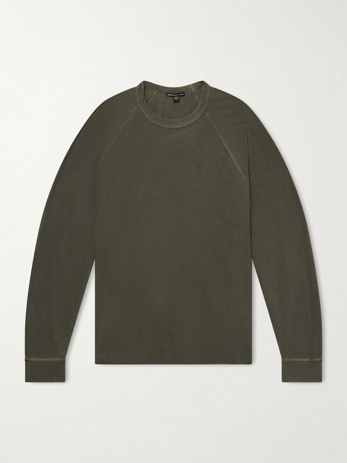 James Perse - Garment-Dyed Cotton-Jersey T-Shirt - Green