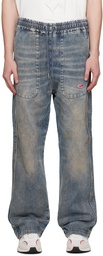 Diesel Blue D-Martians Track Jeans