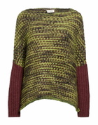 Manila Grace Womens Sweater Light in Green