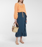 Lisa Marie Fernandez - Linen-blend blouse