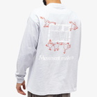 Garbstore Men's Long Sleeve Movement T-Shirt in Grey